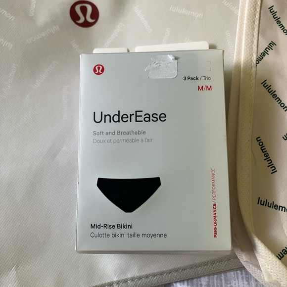 NWT Lululemon Under ease Bikini *3 Pack, Size Medium - Picture 1 of 5